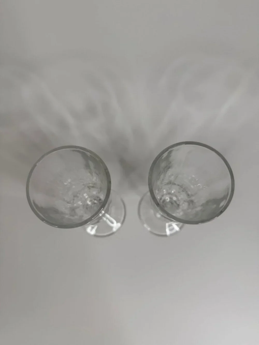 Vintage Toscany Brighton Lead Crystal Champagne Flutes, 7.75